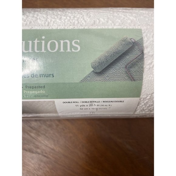 Brewster Paintable Solutions Wallpaper 93965F Textured Wall Covering 11 yds x 20 - Picture 9 of 9